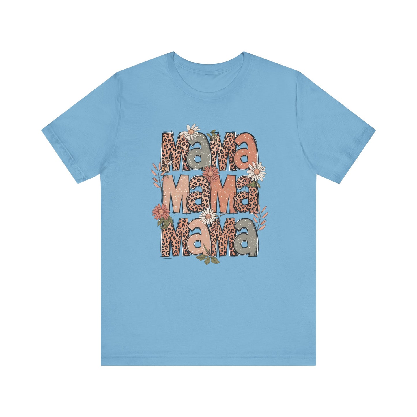 Floral Mama T-Shirt - Unisex Jersey Short Sleeve Tee for Mother's Day
