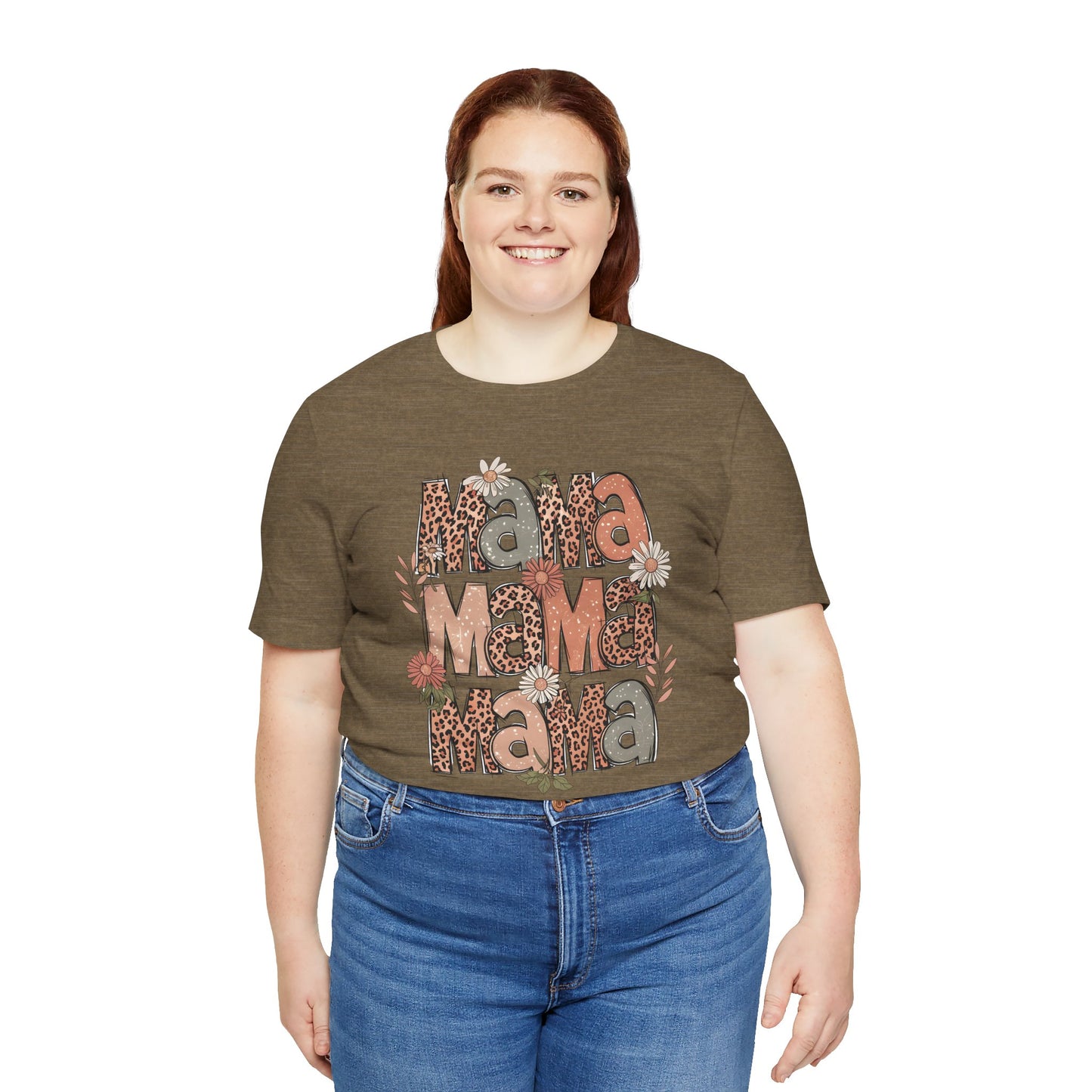 Floral Mama T-Shirt - Unisex Jersey Short Sleeve Tee for Mother's Day