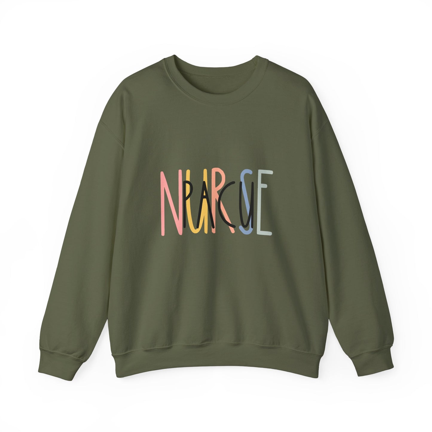 Unisex Crewneck Sweatshirt with 'NURSE' Design - Cozy Gift for Healthcare Heroes