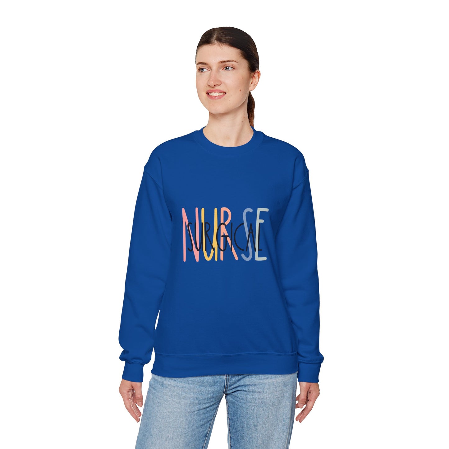 Surgical Nurse Unisex Heavy Blend™ Crewneck Sweatshirt - Comfy Gift for Healthcare Workers