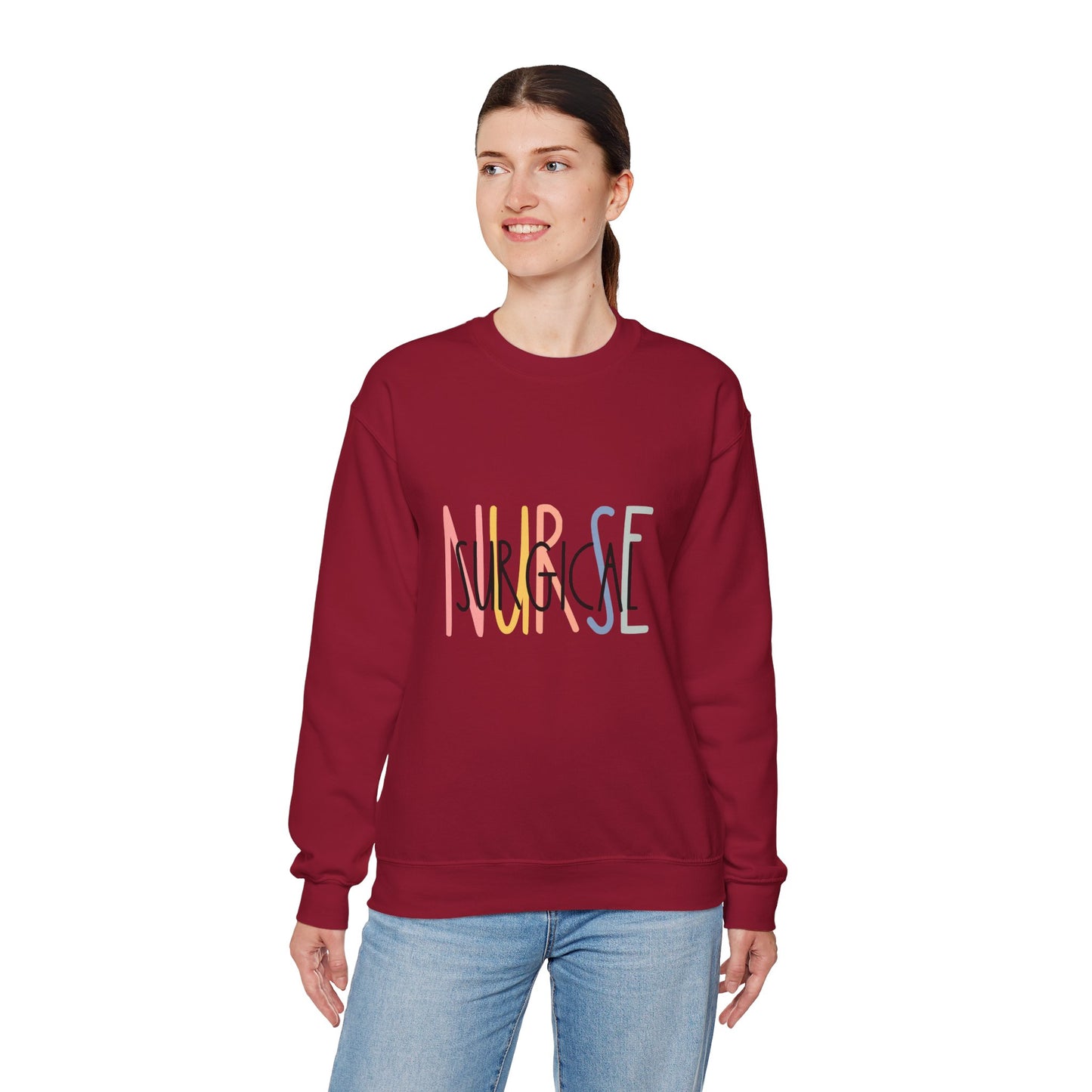 Surgical Nurse Unisex Heavy Blend™ Crewneck Sweatshirt - Comfy Gift for Healthcare Workers