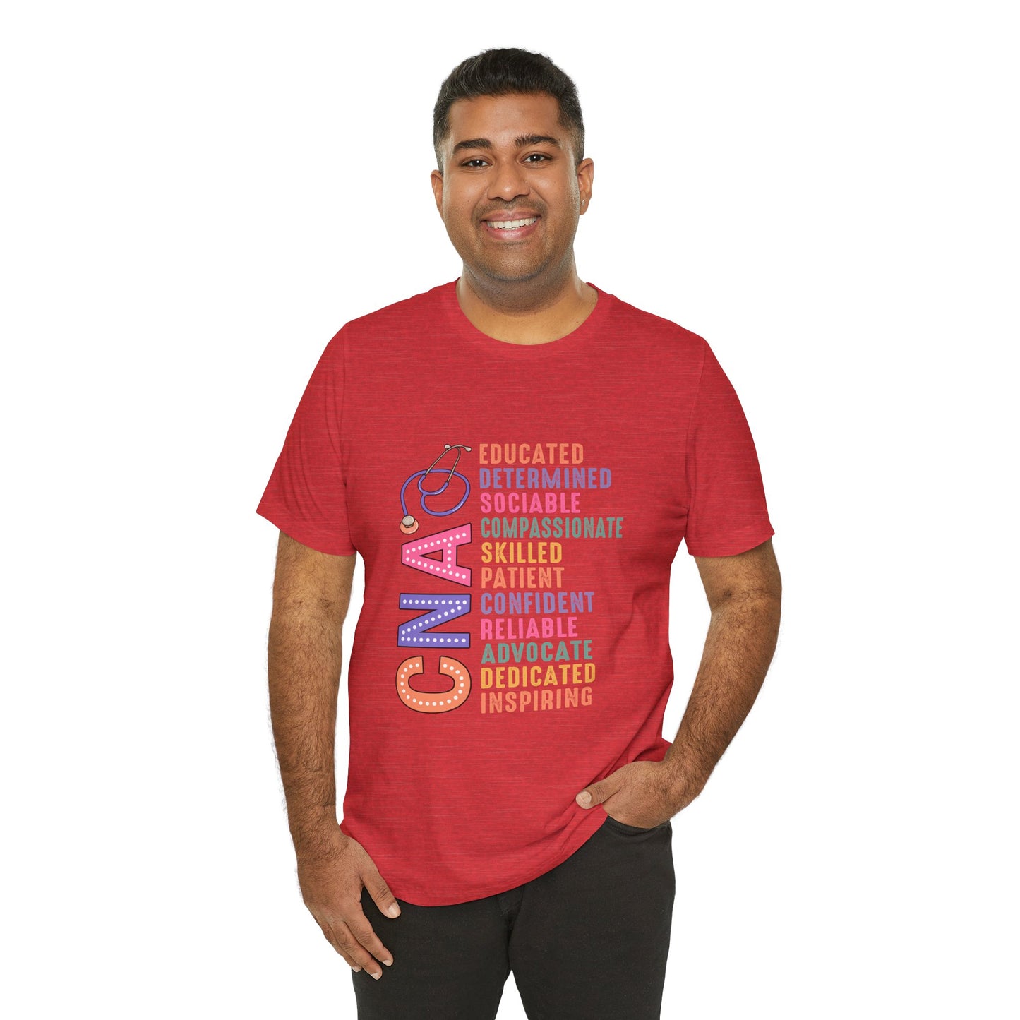 CNA Pride Unisex Short Sleeve Tee - Compassionate & Inspiring Nursing Shirt