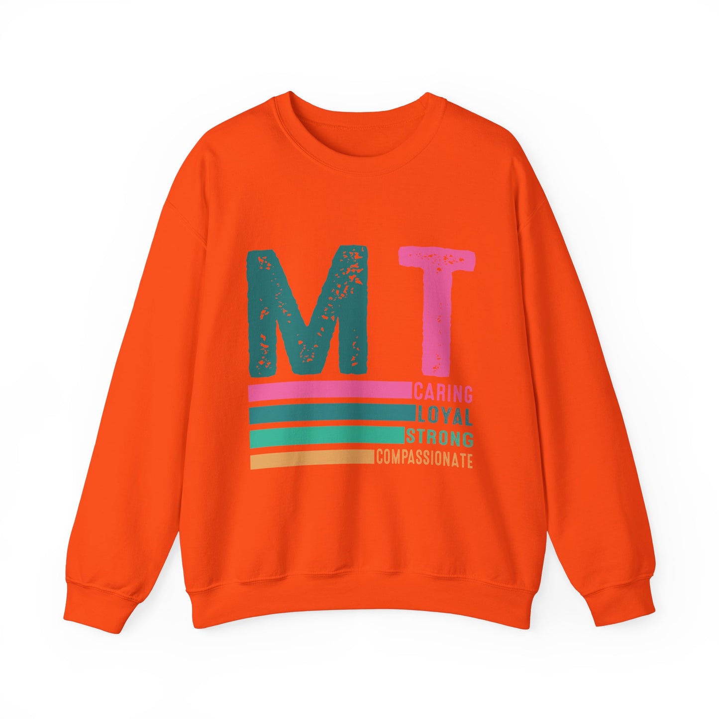 Caring Loyal Strong Unisex Sweatshirt - Compassionate Message Apparel