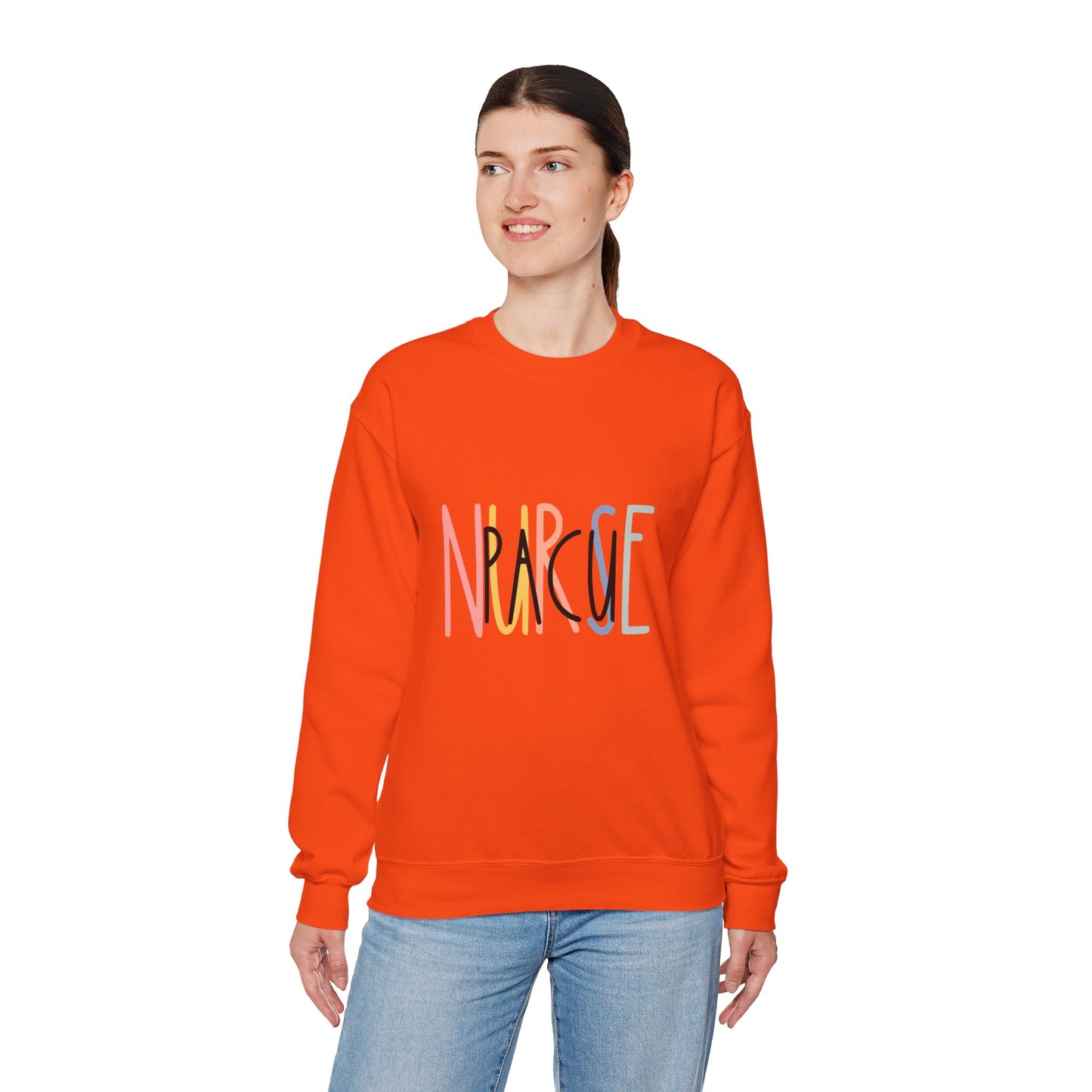 Unisex Crewneck Sweatshirt with 'NURSE' Design - Cozy Gift for Healthcare Heroes