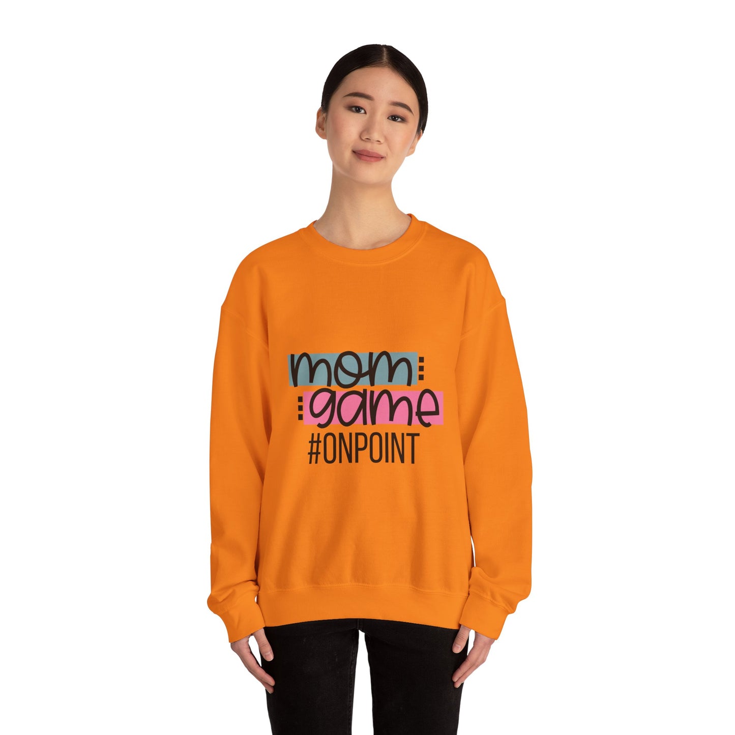 Mom Game On Point Sweatshirt - Unisex Heavy Blend™ Crewneck