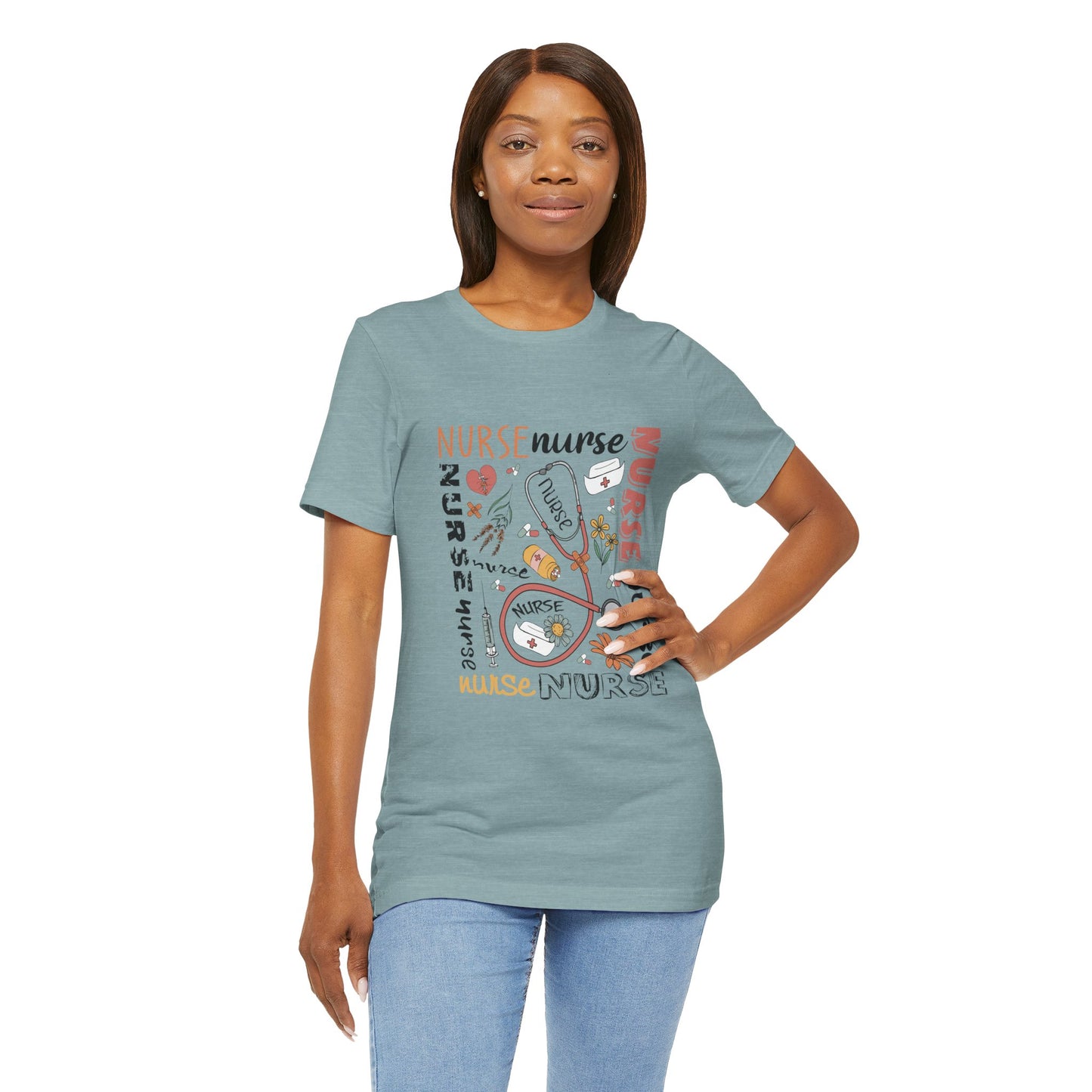 Nurse Appreciation Unisex Jersey Tee - Comfortable Short Sleeve Shirt for Healthcare Workers
