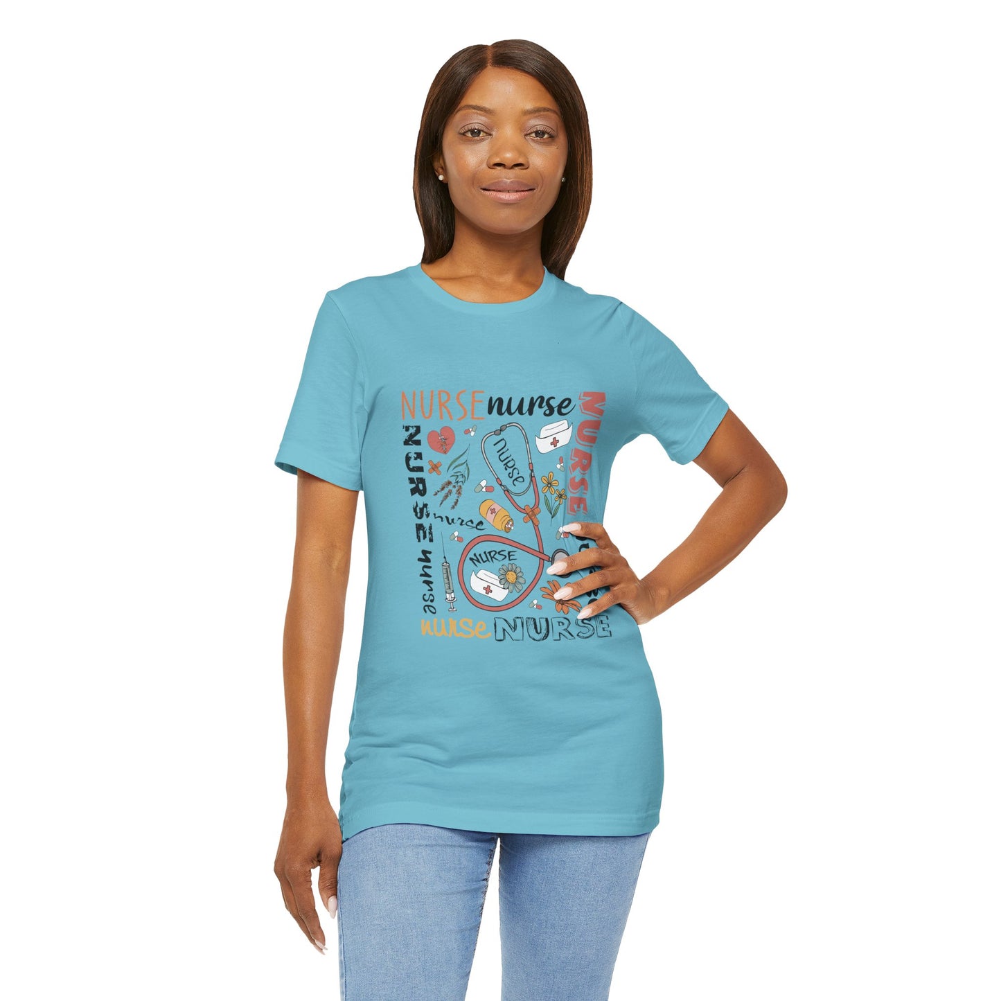 Nurse Appreciation Unisex Jersey Tee - Comfortable Short Sleeve Shirt for Healthcare Workers