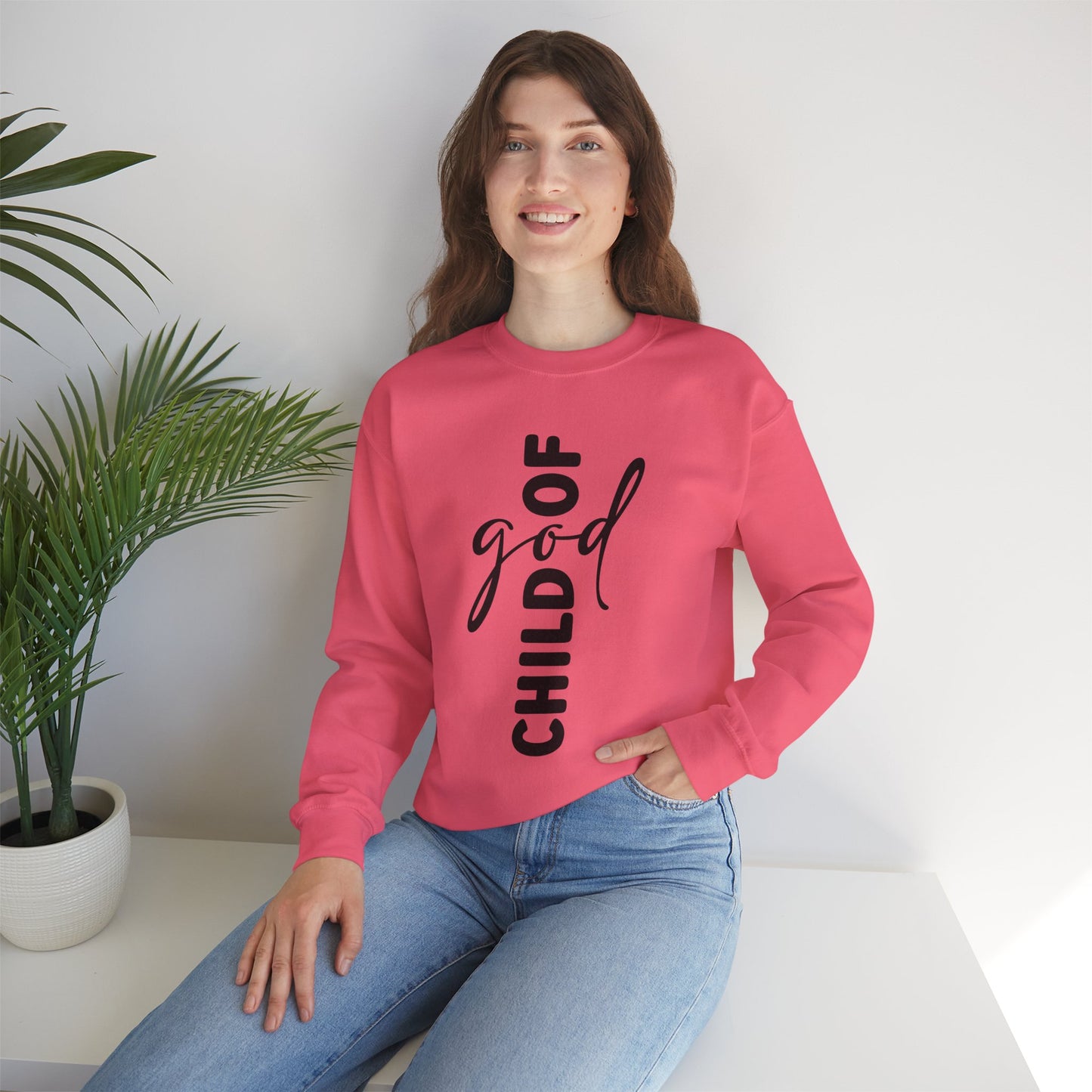 God Child Unisex Crewneck Sweatshirt - Inspirational Faith Apparel