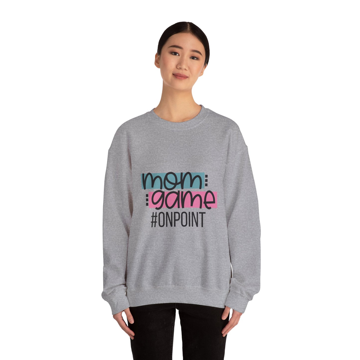 Mom Game On Point Crewneck Sweatshirt