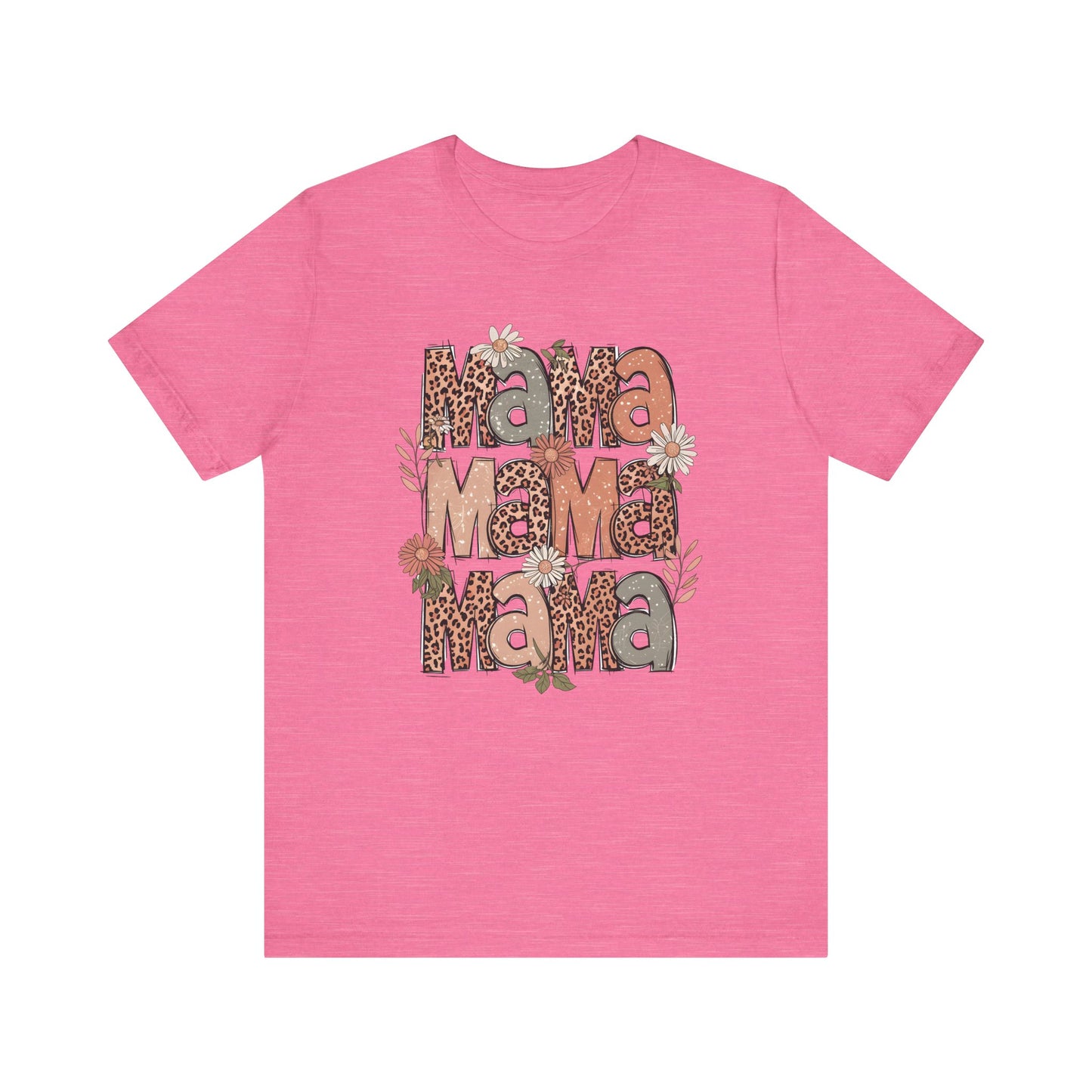 Floral Mama T-Shirt - Unisex Jersey Short Sleeve Tee for Mother's Day