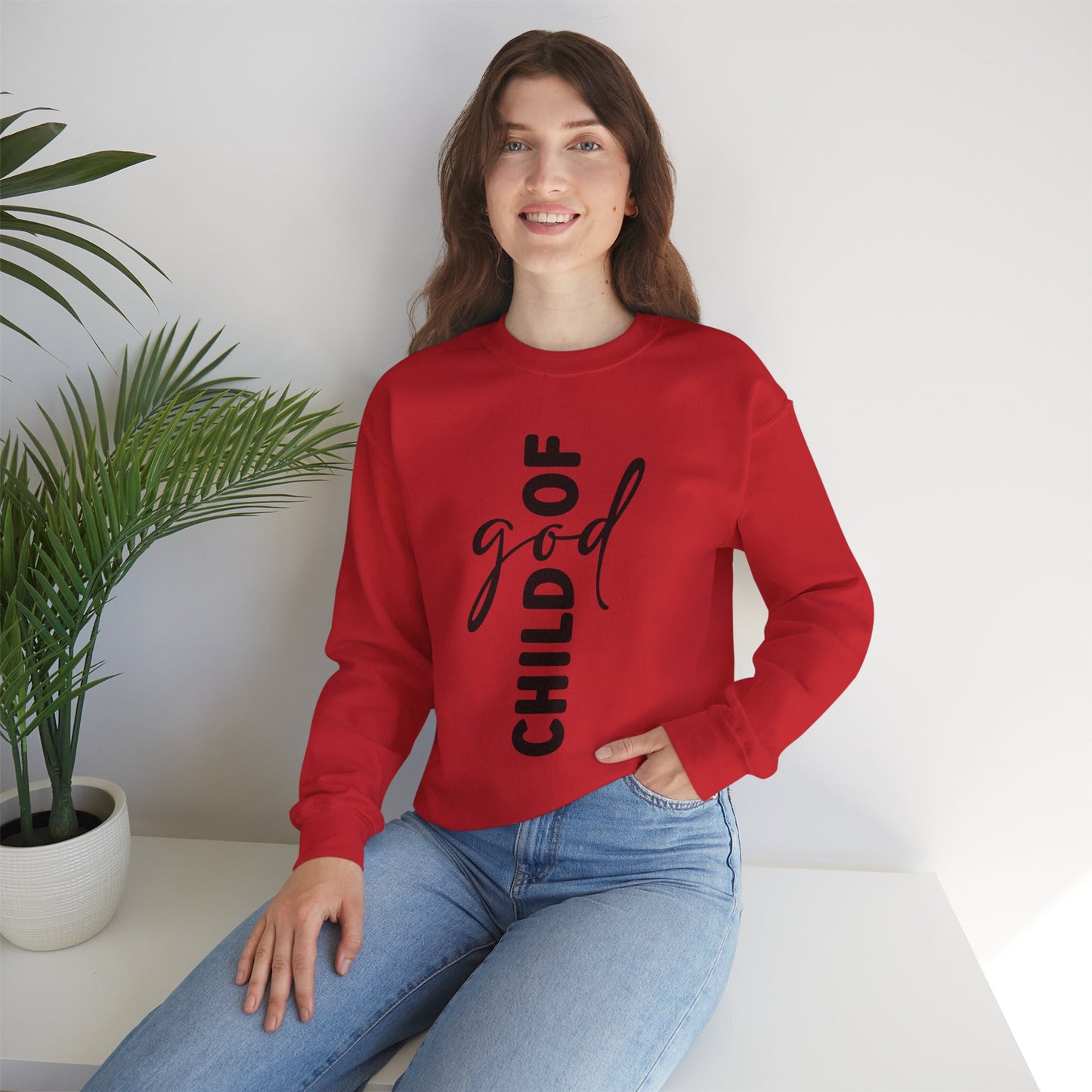 God Child Unisex Crewneck Sweatshirt - Inspirational Faith Apparel