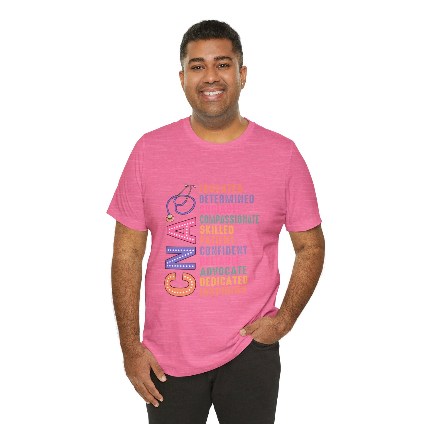 CNA Pride Unisex Short Sleeve Tee - Compassionate & Inspiring Nursing Shirt