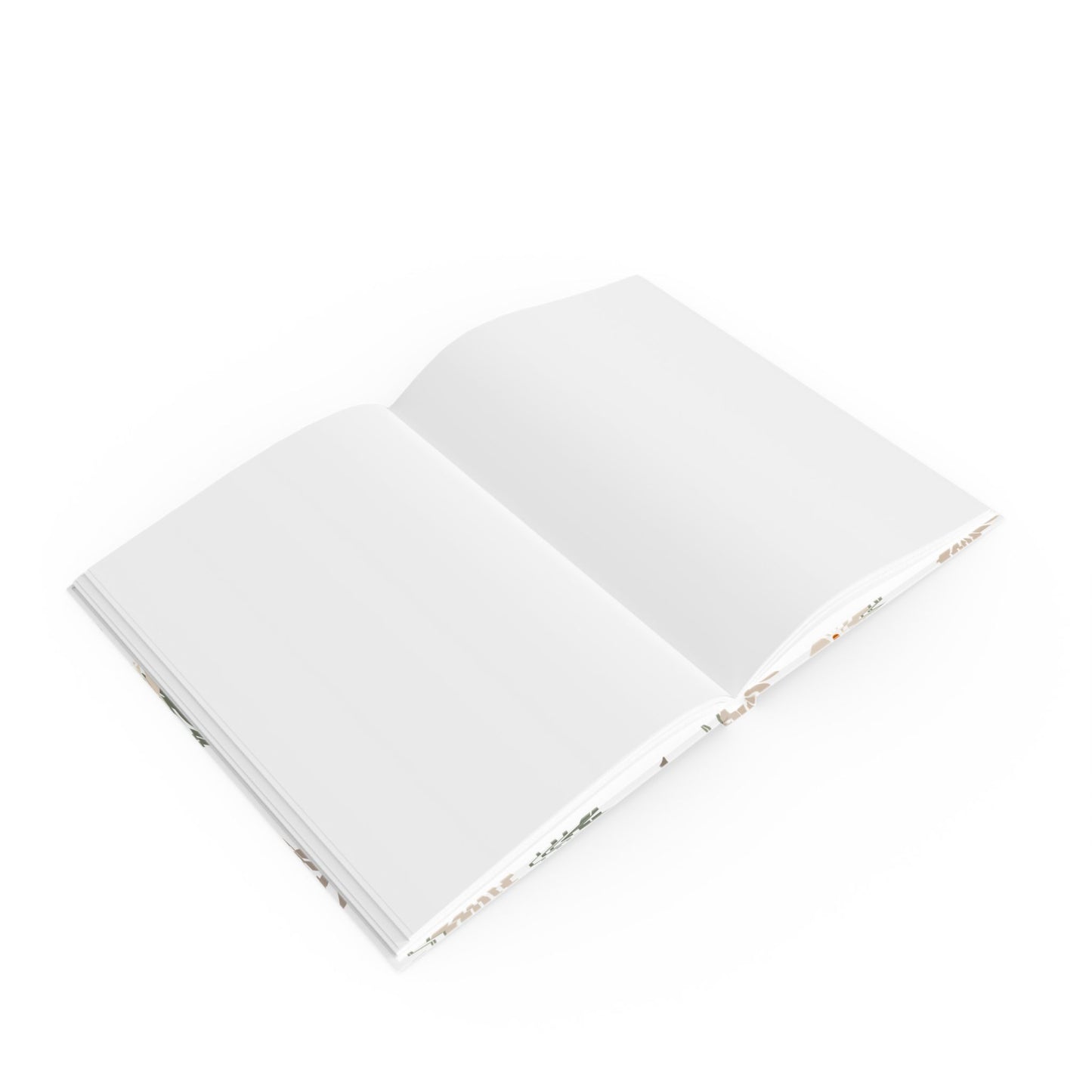 Floral Hard Backed Journal - Elegant Flower Design for Note-Taking and Planning