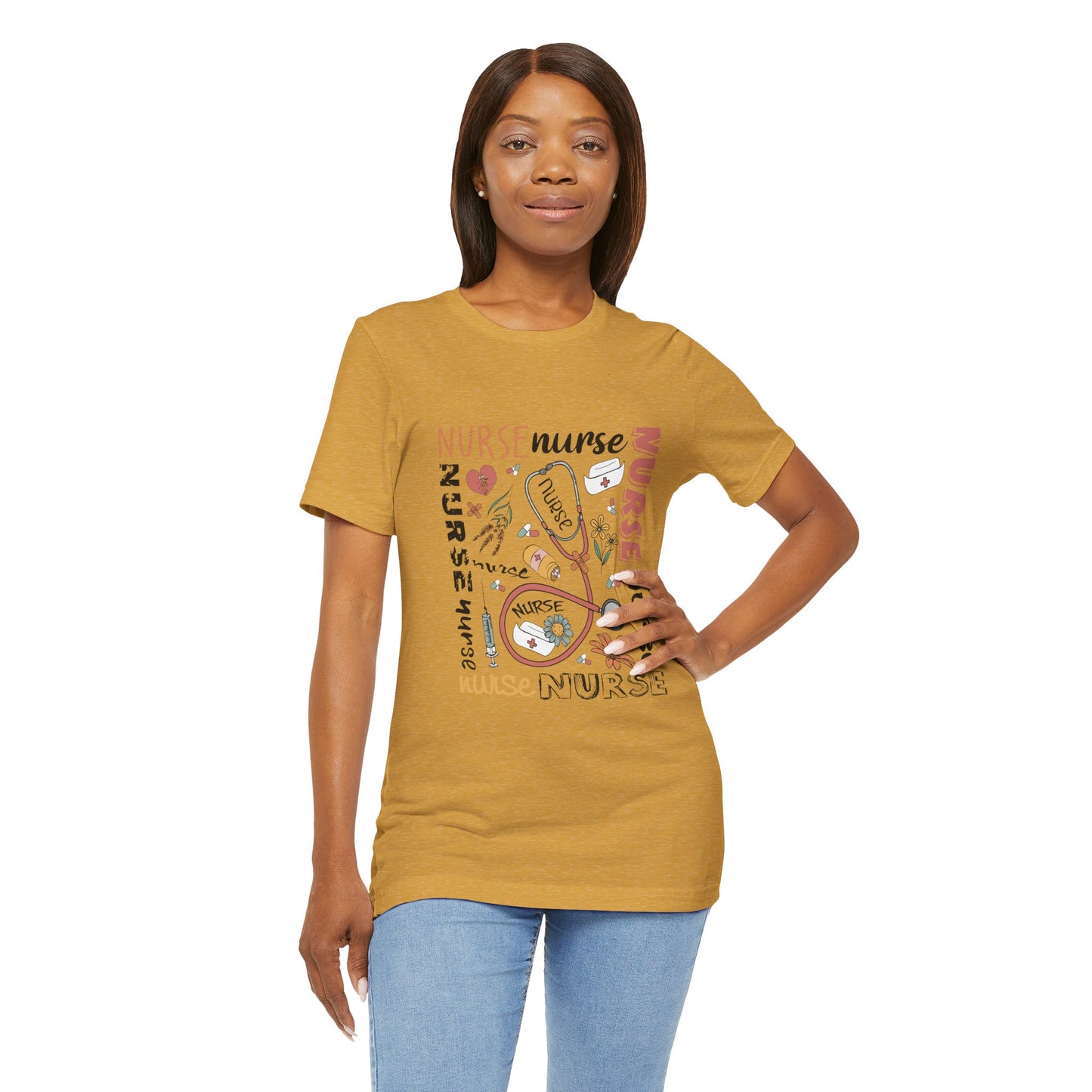 Nurse Appreciation Unisex Jersey Tee - Comfortable Short Sleeve Shirt for Healthcare Workers
