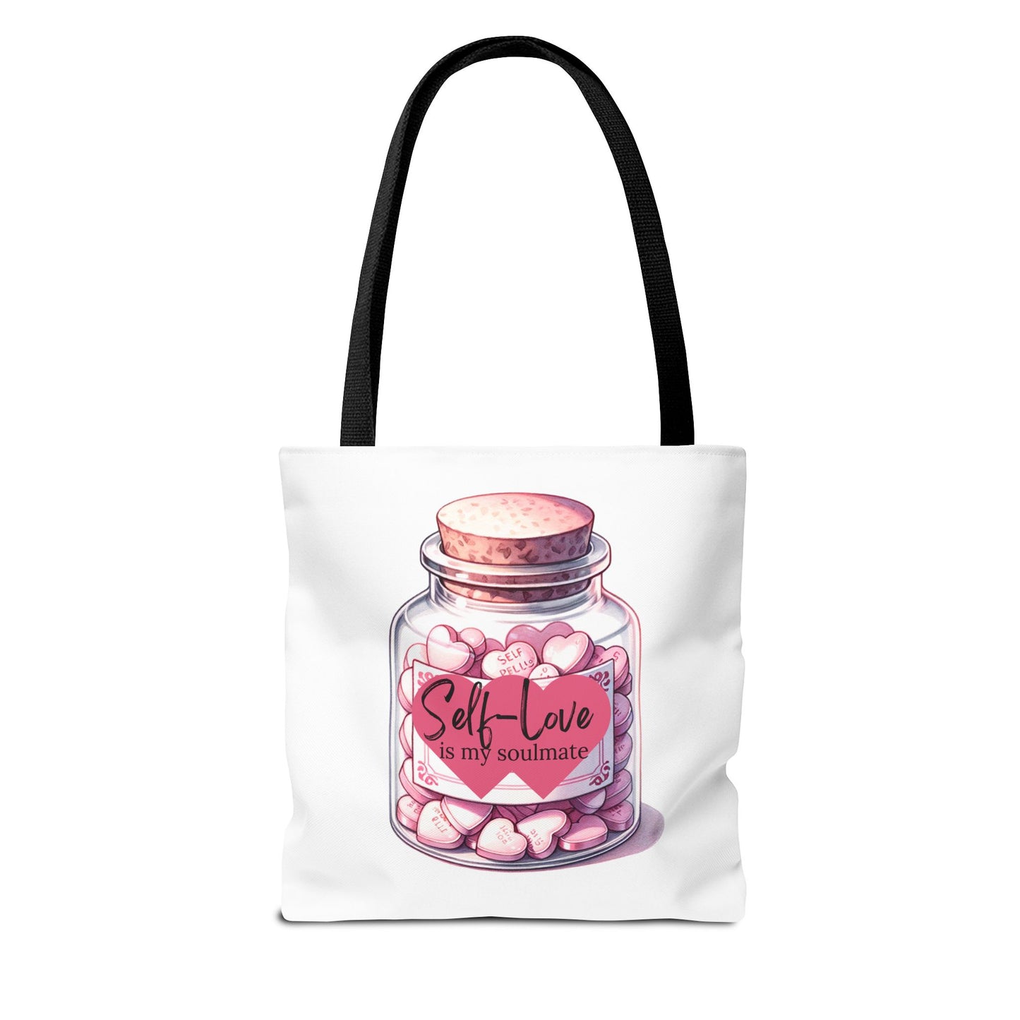 Self-Love is My Soulmate Tote Bag - Cute & Inspirational Bag for Self-Care Enthusiasts