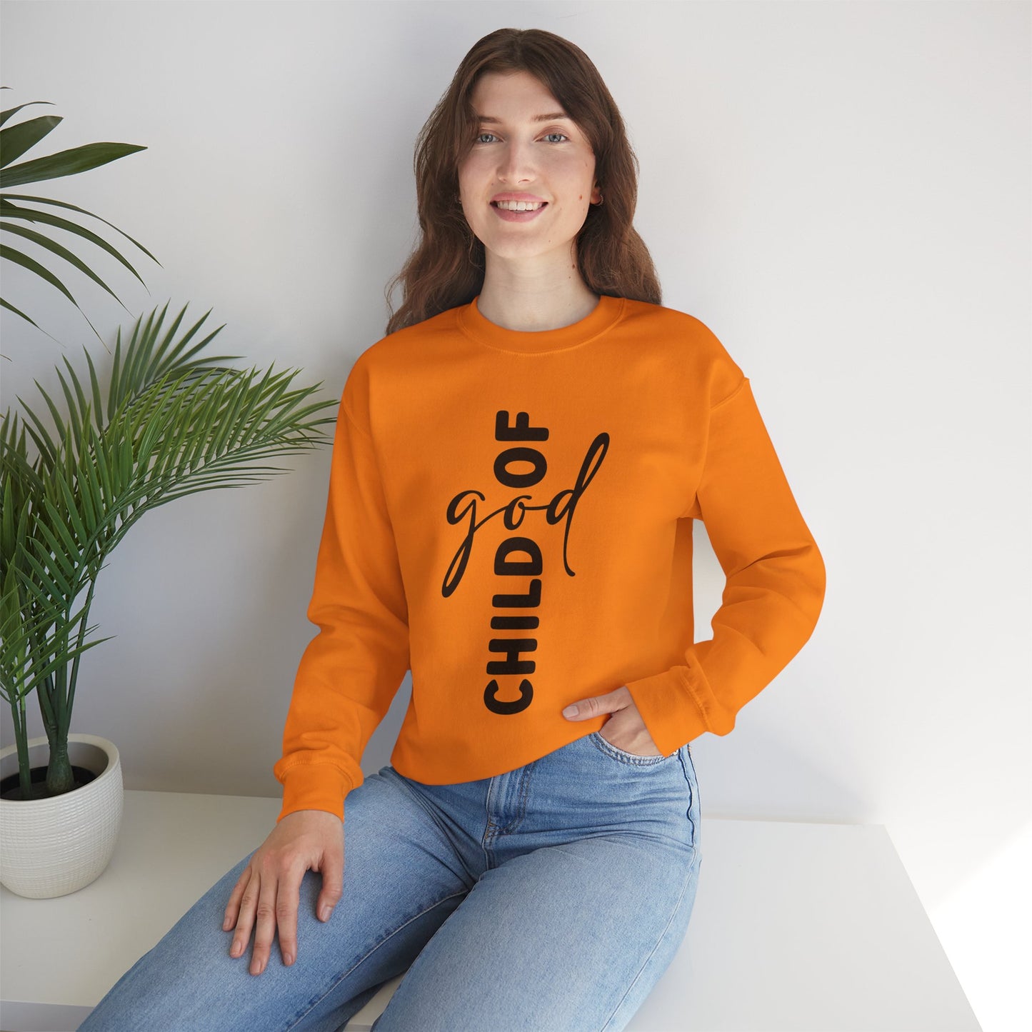 God Child Unisex Crewneck Sweatshirt - Inspirational Faith Apparel