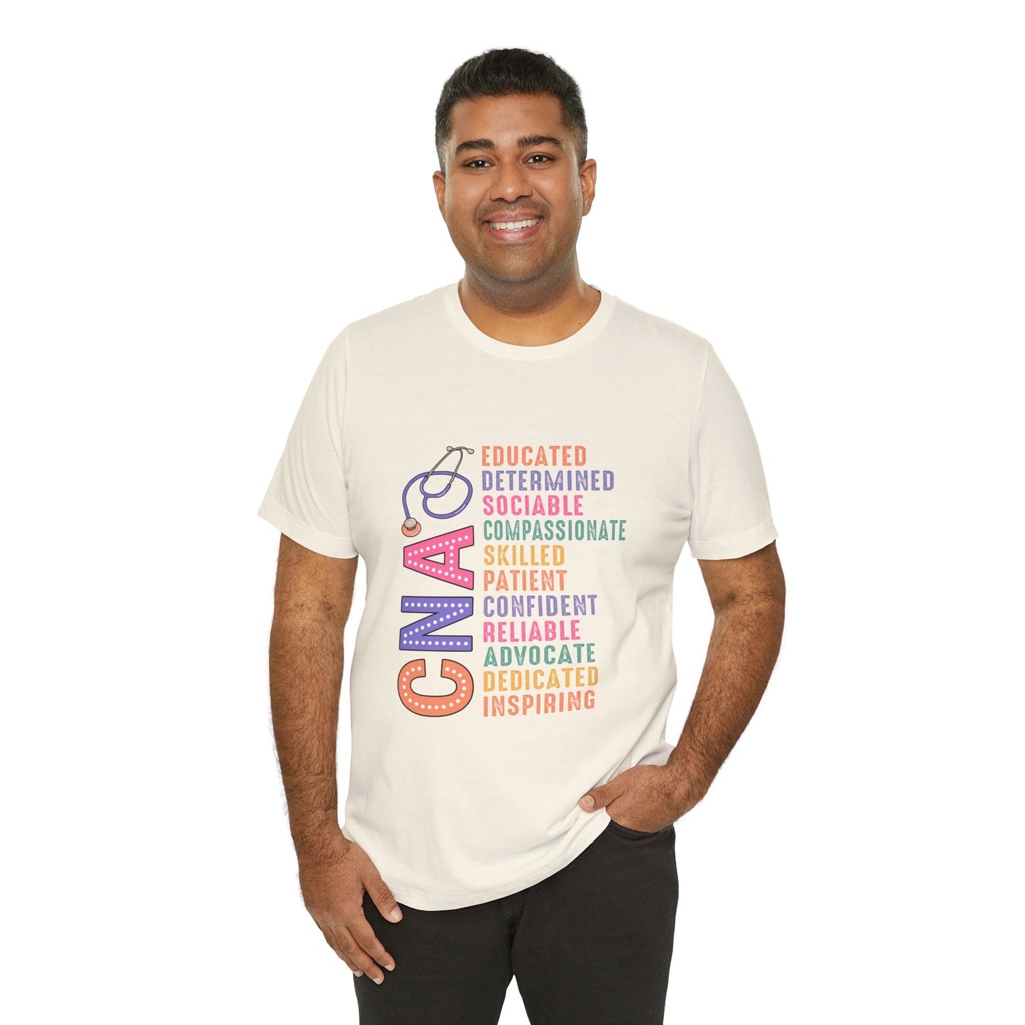 CNA Pride Unisex Short Sleeve Tee - Compassionate & Inspiring Nursing Shirt