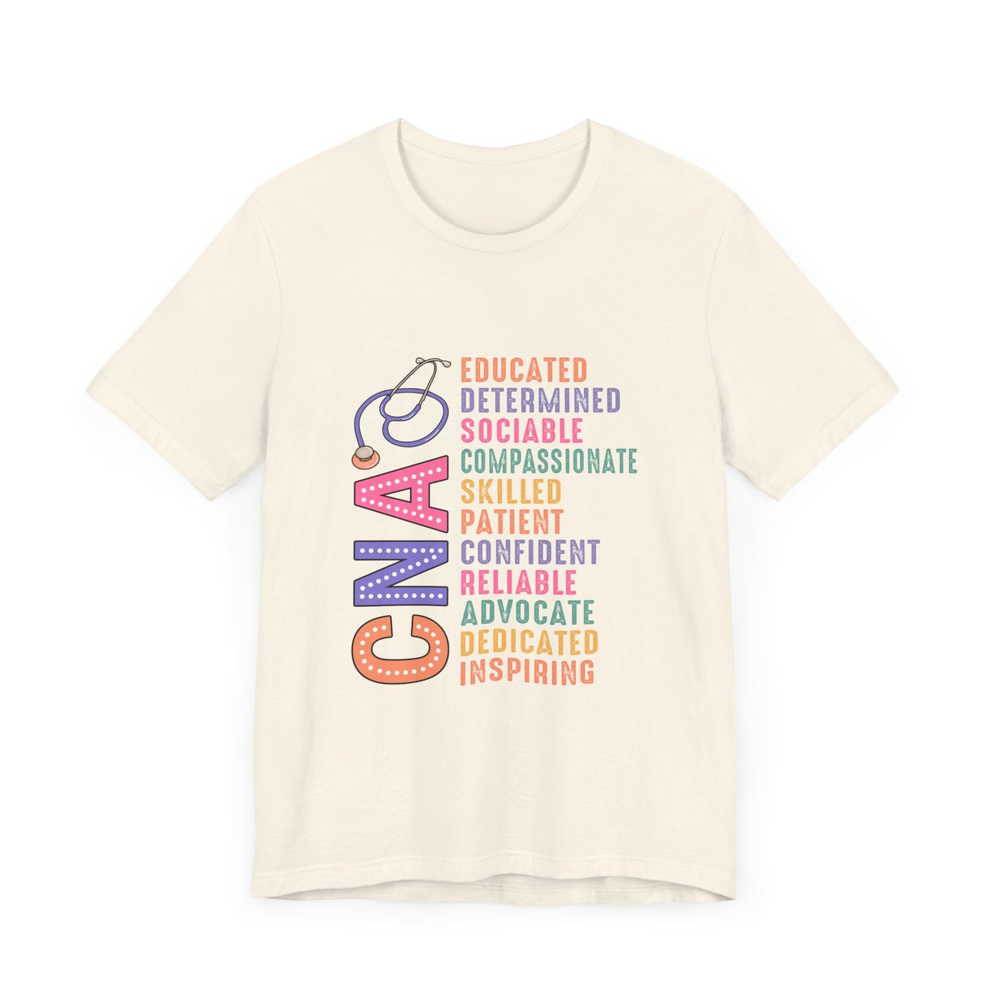 CNA Pride Unisex Short Sleeve Tee - Compassionate & Inspiring Nursing Shirt