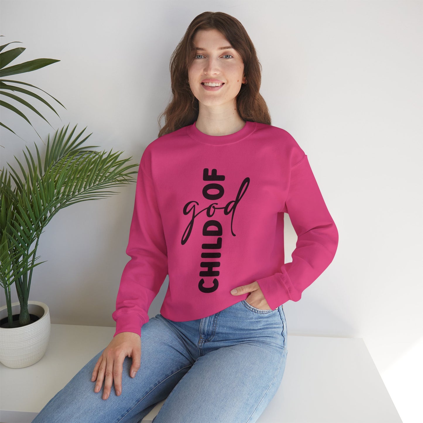 God Child Unisex Crewneck Sweatshirt - Inspirational Faith Apparel