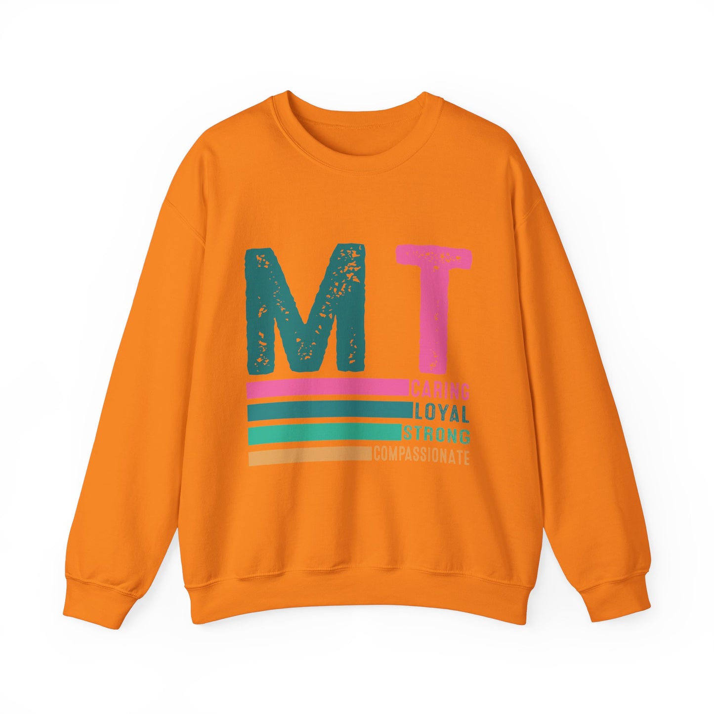 Caring Loyal Strong Unisex Sweatshirt - Compassionate Message Apparel
