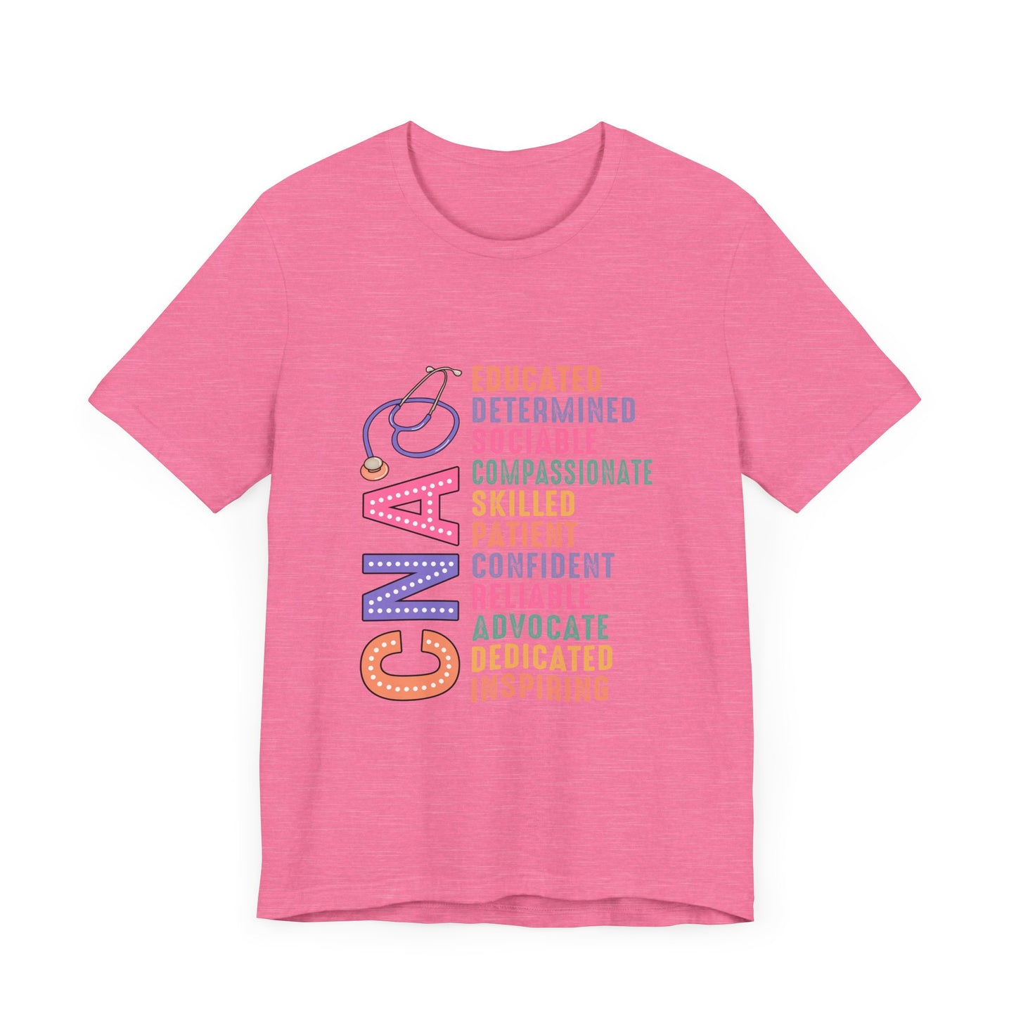 CNA Pride Unisex Short Sleeve Tee - Compassionate & Inspiring Nursing Shirt