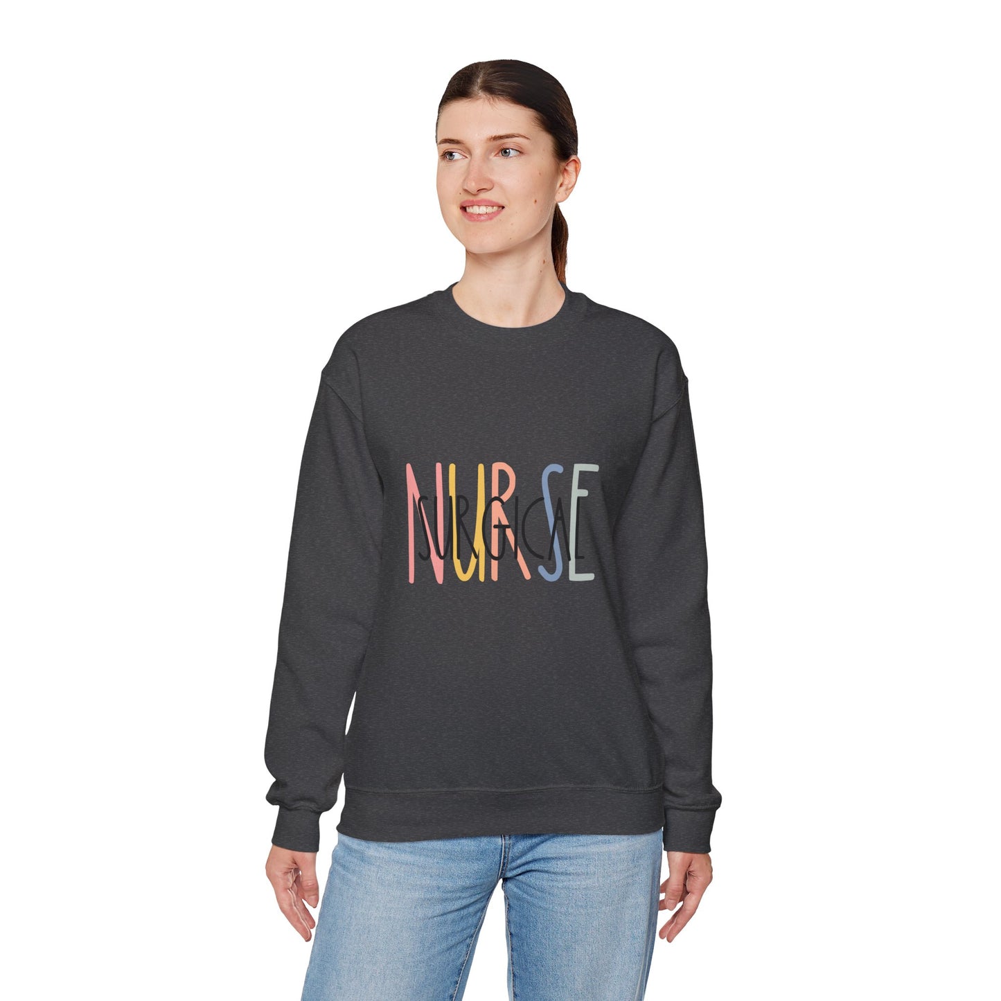 Surgical Nurse Unisex Heavy Blend™ Crewneck Sweatshirt - Comfy Gift for Healthcare Workers