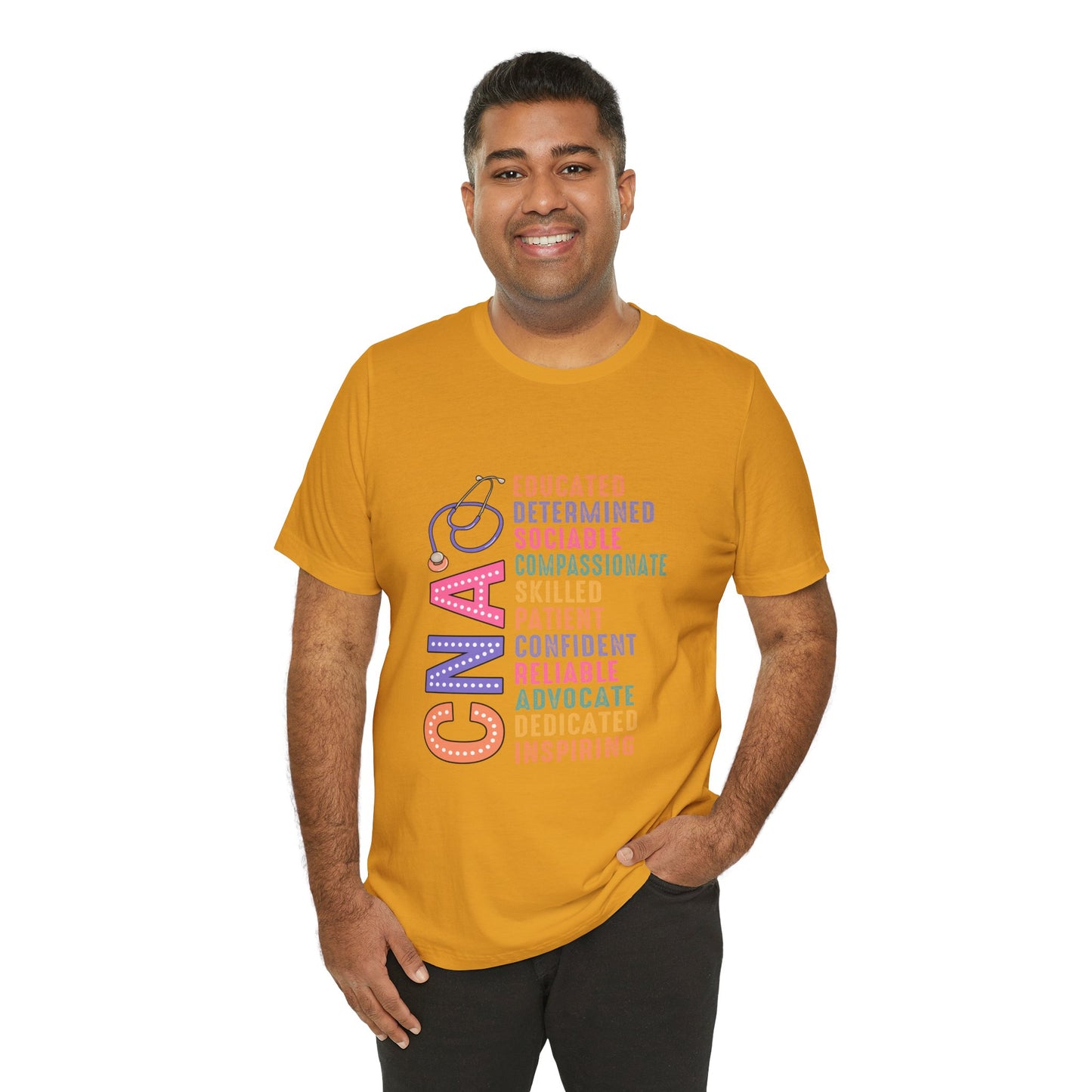 CNA Pride Unisex Short Sleeve Tee - Compassionate & Inspiring Nursing Shirt