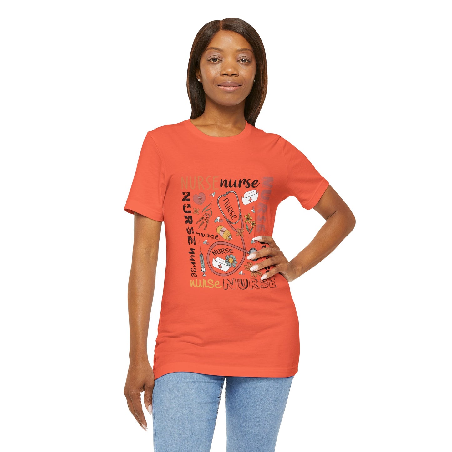 Nurse Appreciation Unisex Jersey Tee - Comfortable Short Sleeve Shirt for Healthcare Workers