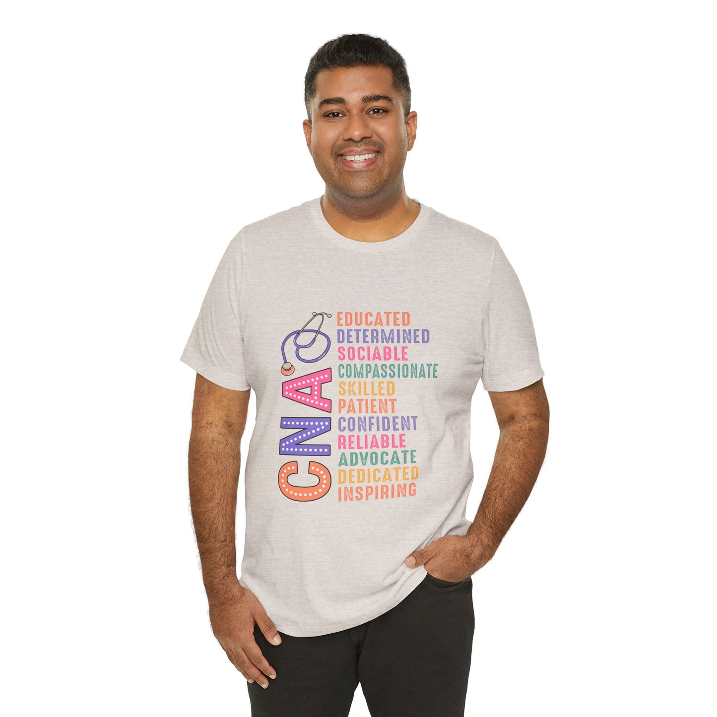 CNA Pride Unisex Short Sleeve Tee - Compassionate & Inspiring Nursing Shirt