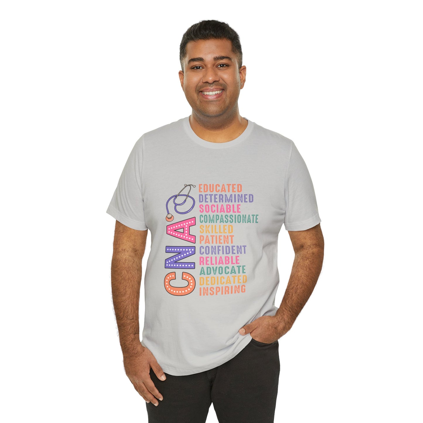 CNA Pride Unisex Short Sleeve Tee - Compassionate & Inspiring Nursing Shirt