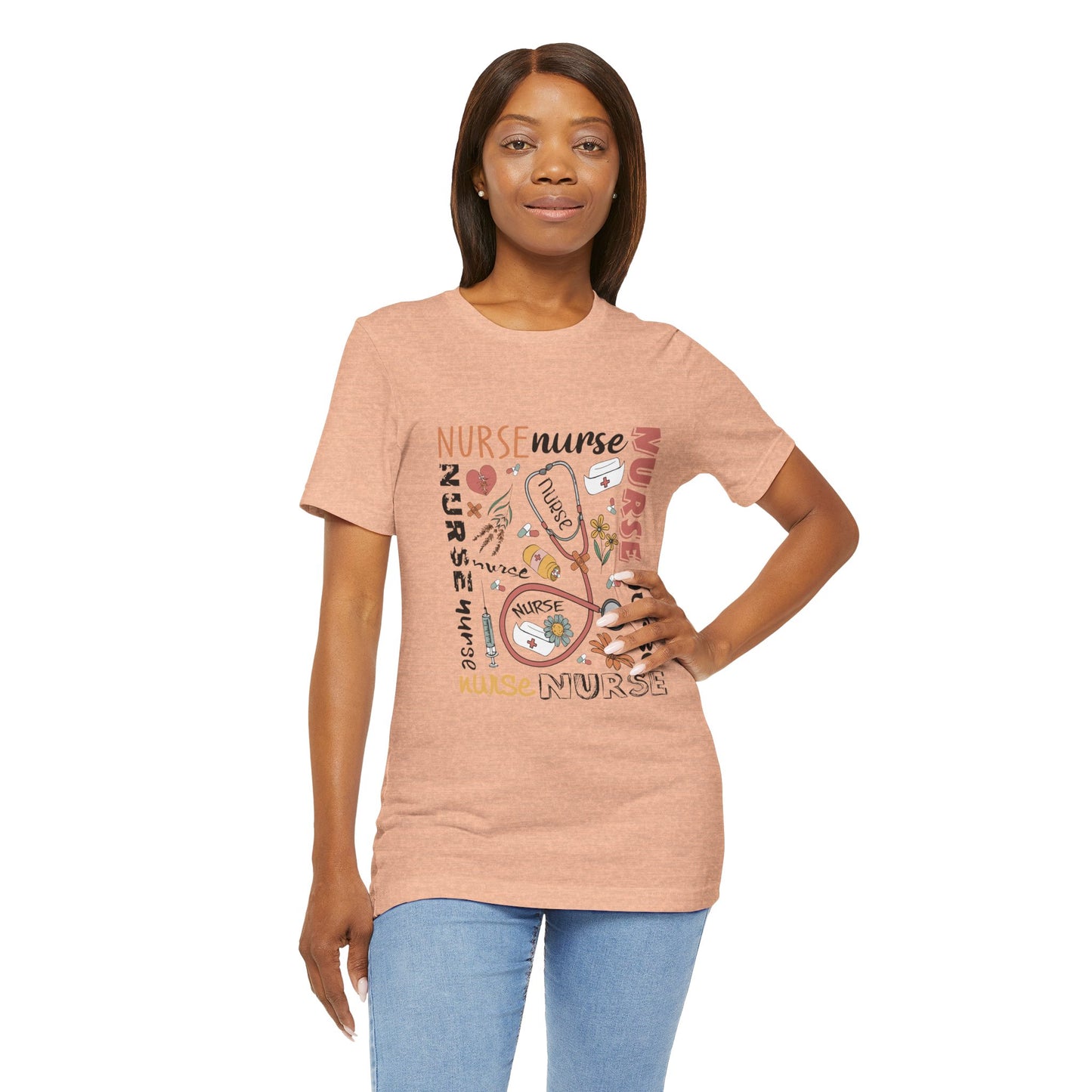 Nurse Appreciation Unisex Jersey Tee - Comfortable Short Sleeve Shirt for Healthcare Workers