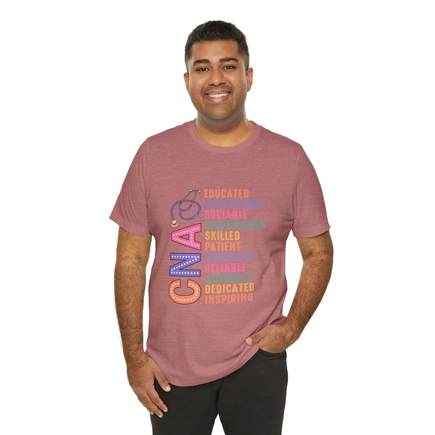 CNA Pride Unisex Short Sleeve Tee - Compassionate & Inspiring Nursing Shirt