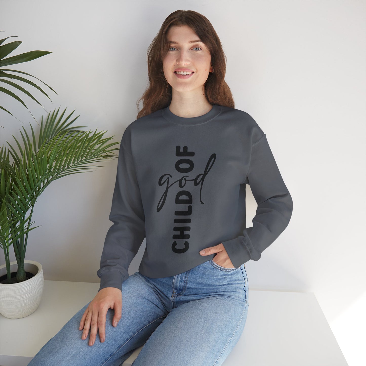 God Child Unisex Crewneck Sweatshirt - Inspirational Faith Apparel