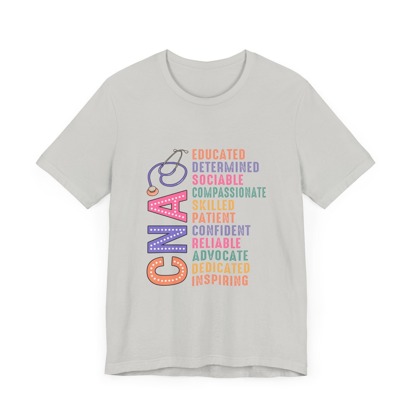 CNA Pride Unisex Short Sleeve Tee - Compassionate & Inspiring Nursing Shirt