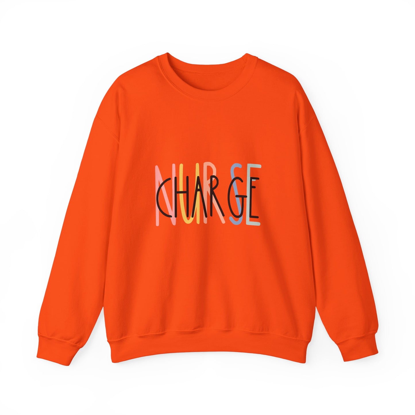 Unisex Heavy Blend™ Crewneck Sweatshirt - 'CHARGE' Motivational Statement Apparel