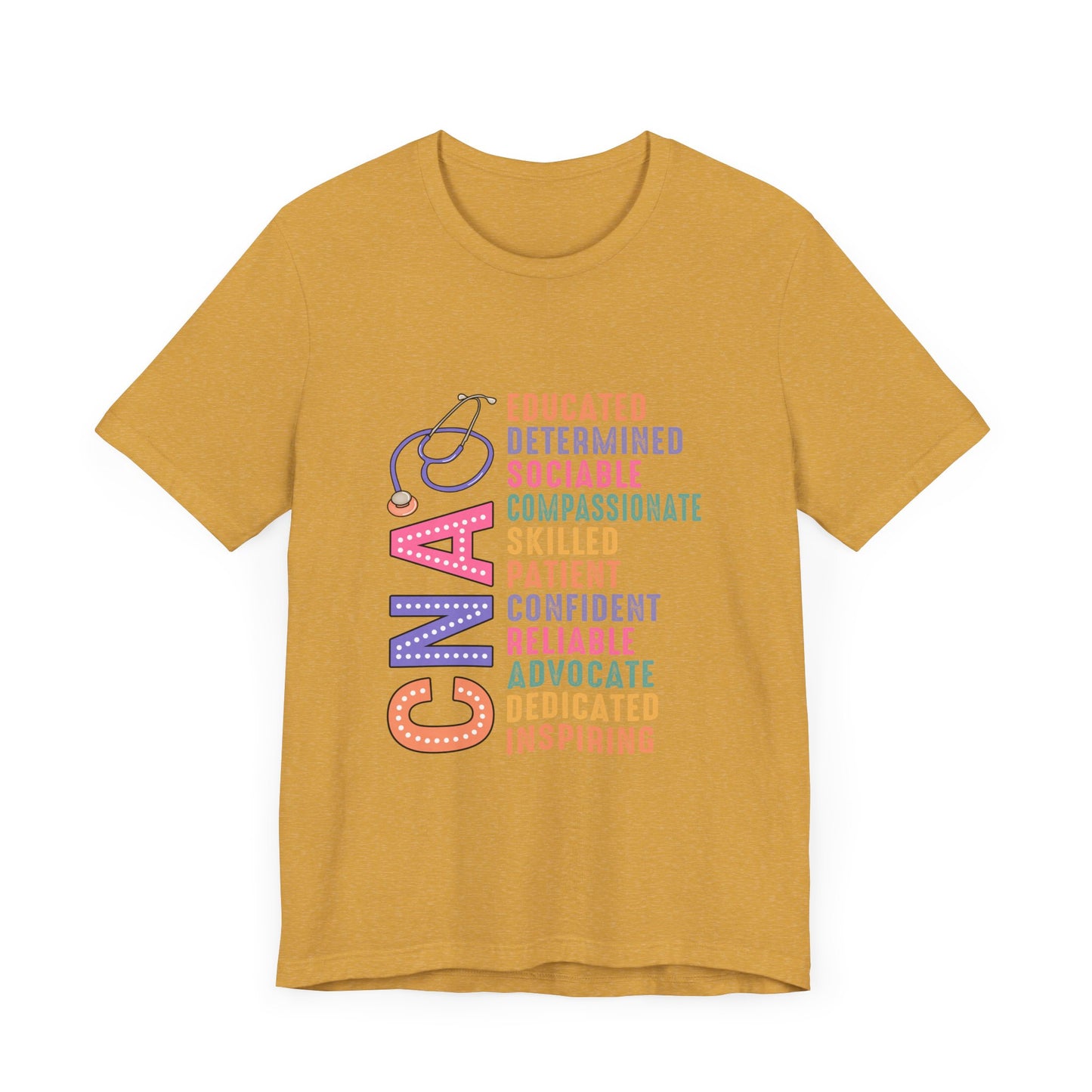 CNA Pride Unisex Short Sleeve Tee - Compassionate & Inspiring Nursing Shirt