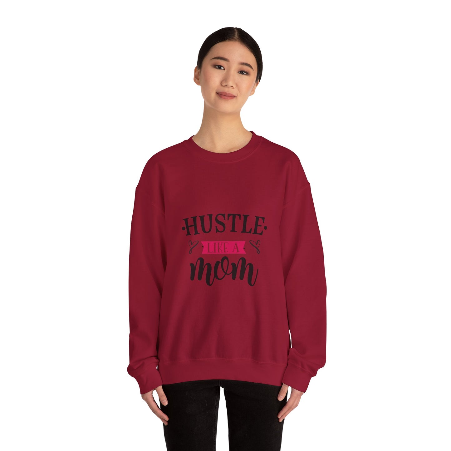 Hustle Like A Mom Unisex Crewneck Sweatshirt