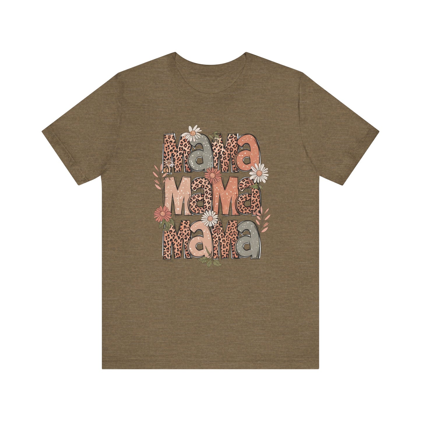 Floral Mama T-Shirt - Unisex Jersey Short Sleeve Tee for Mother's Day