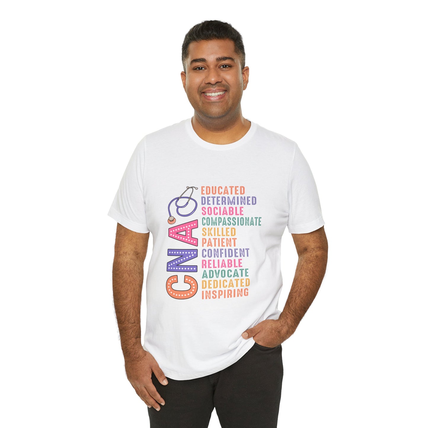 CNA Pride Unisex Short Sleeve Tee - Compassionate & Inspiring Nursing Shirt