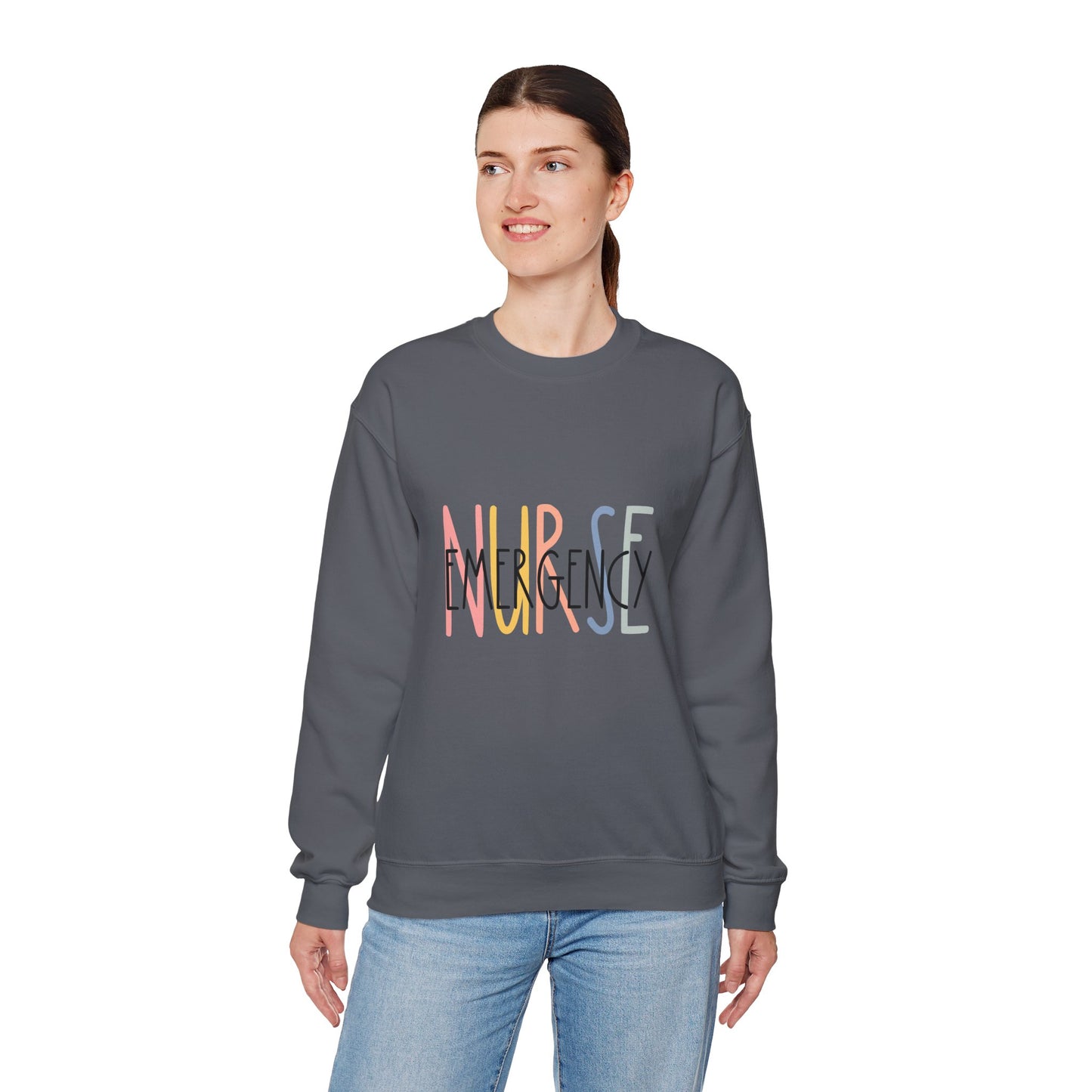 Nurse Emergency Crewneck Sweatshirt - Unisex Heavy Blend
