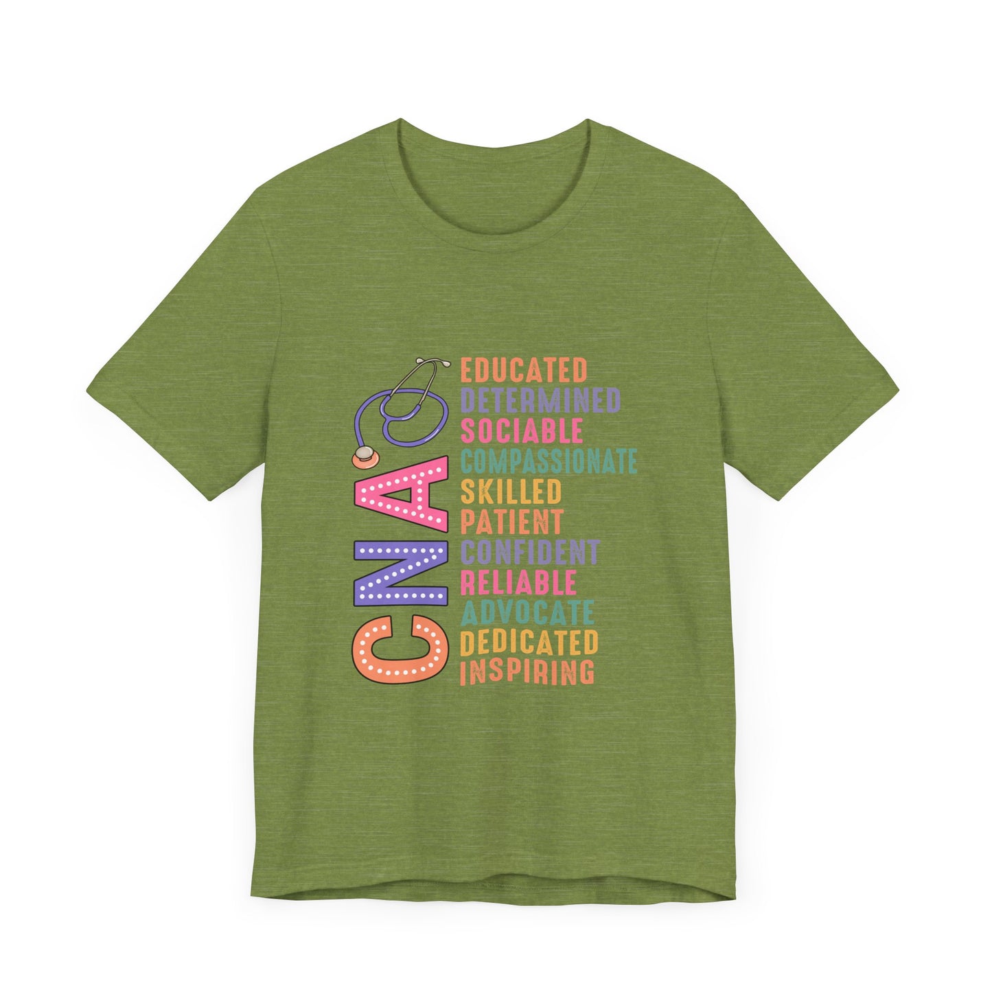 CNA Pride Unisex Short Sleeve Tee - Compassionate & Inspiring Nursing Shirt