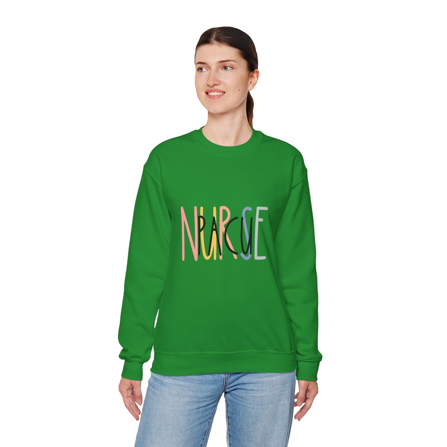 Unisex Crewneck Sweatshirt with 'NURSE' Design - Cozy Gift for Healthcare Heroes