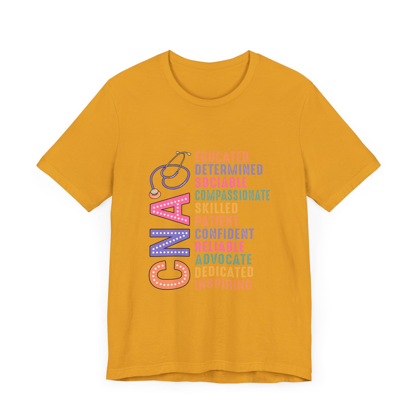 CNA Pride Unisex Short Sleeve Tee - Compassionate & Inspiring Nursing Shirt