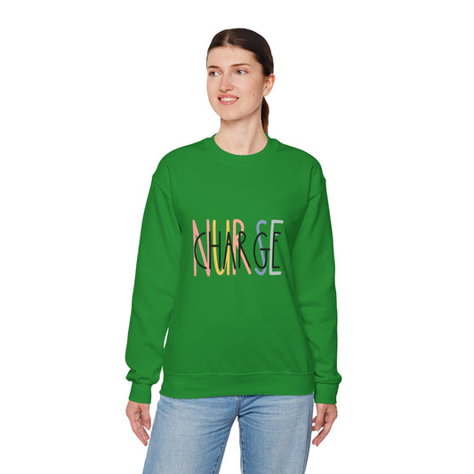Unisex Heavy Blend™ Crewneck Sweatshirt - 'CHARGE' Motivational Statement Apparel